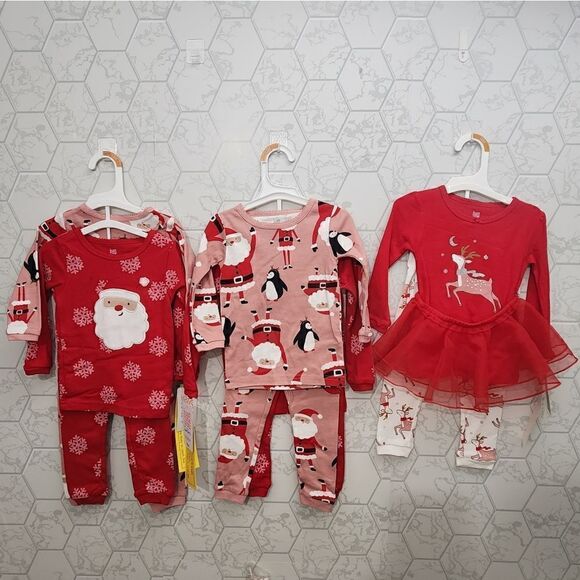 Nwt Girls Christmas Clothes Bundle, Size 12 months - Picture 1 of 6